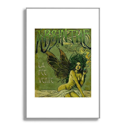 Vintage Parisian Green Fairy Absinthe Alcoholic Aperitif Advertisement Poster Framed Art Print Gallery Image 137