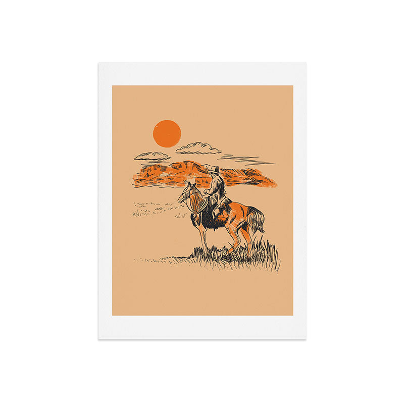 Old Western Cowboy Art Print Gallery Image 7