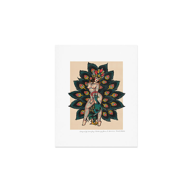 Peacock dream Art Print Gallery Image 1