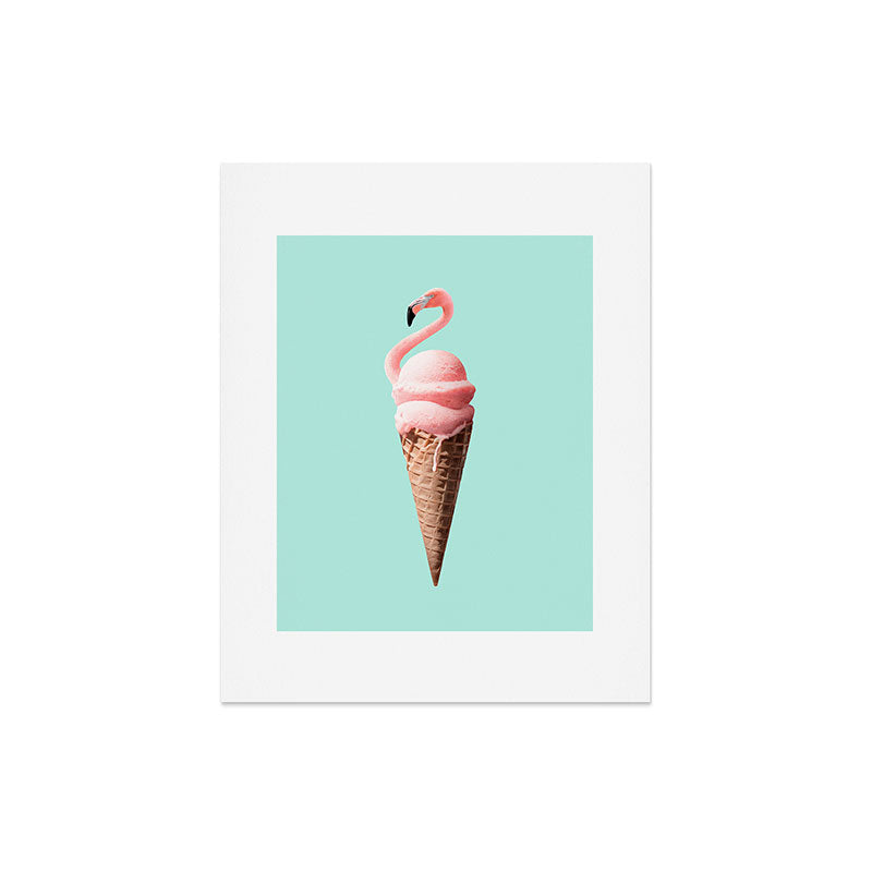 FLAMINGO CONE Art Print Gallery Image 4