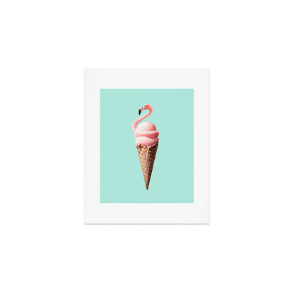 FLAMINGO CONE Art Print Gallery Image 1
