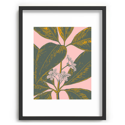 Modern Botanical Banana Leaf Framed Art Print Gallery Image 83