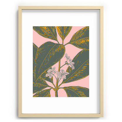 Modern Botanical Banana Leaf Framed Art Print Gallery Image 100