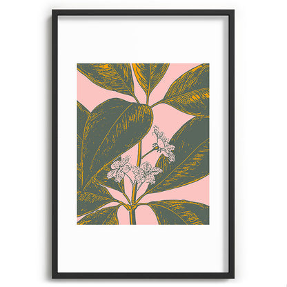 Modern Botanical Banana Leaf Framed Art Print Gallery Image 85