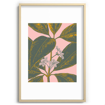 Modern Botanical Banana Leaf Framed Art Print Gallery Image 102