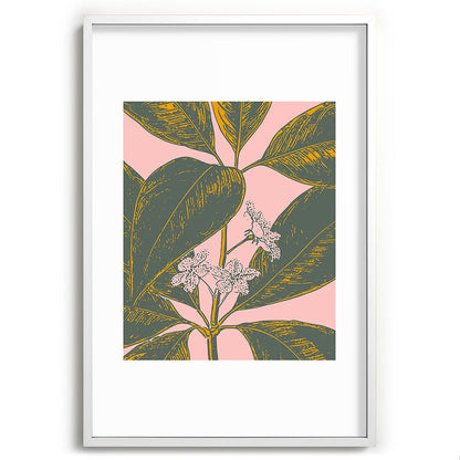 Modern Botanical Banana Leaf Framed Art Print Gallery Image 110