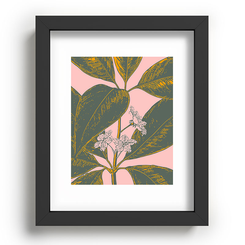 Modern Botanical Banana Leaf Framed Art Print Gallery Image 78