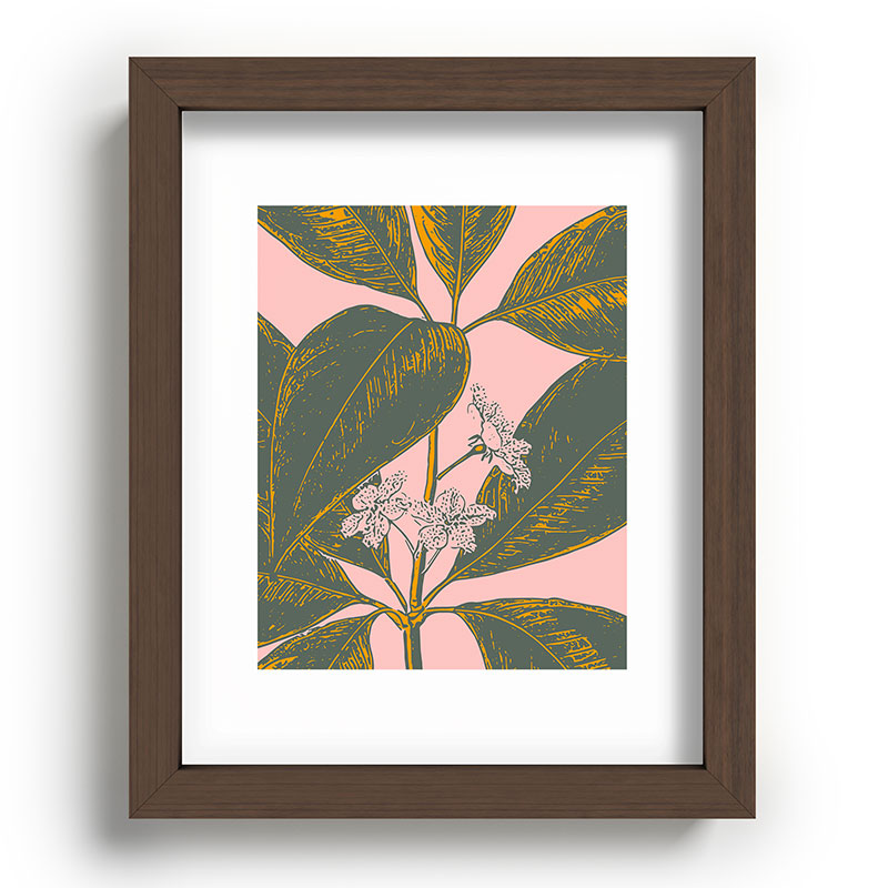 Modern Botanical Banana Leaf Framed Art Print Gallery Image 88
