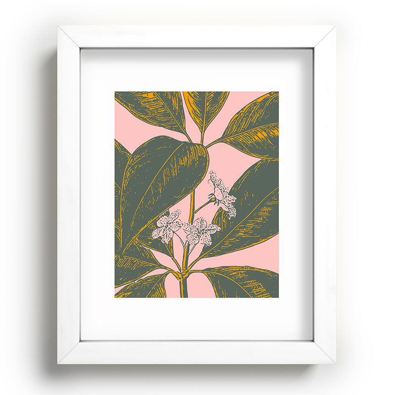Modern Botanical Banana Leaf Framed Art Print Gallery Image 103