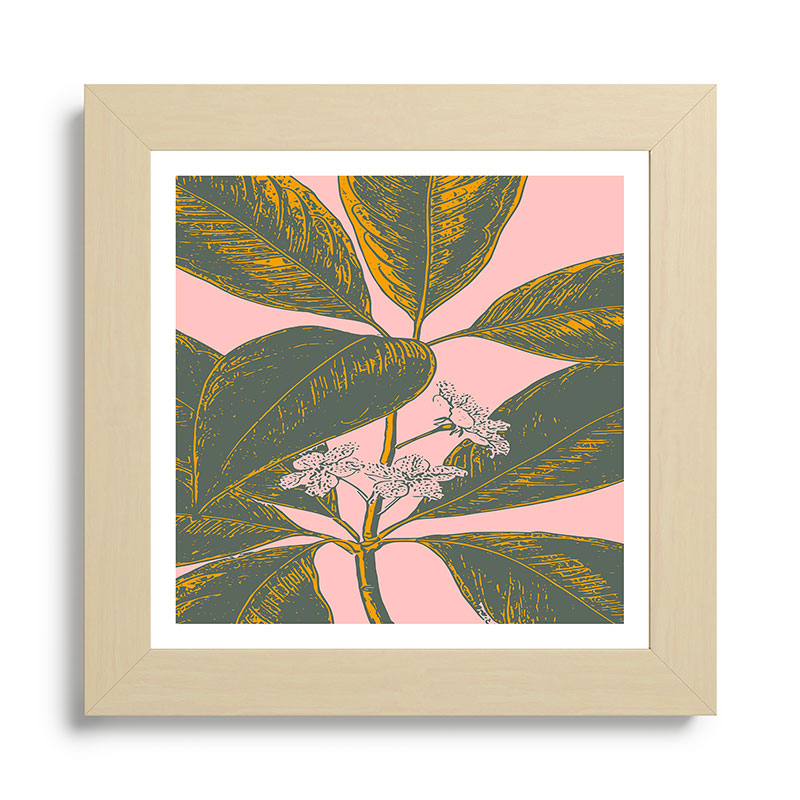 Modern Botanical Banana Leaf Framed Art Print Gallery Image 68