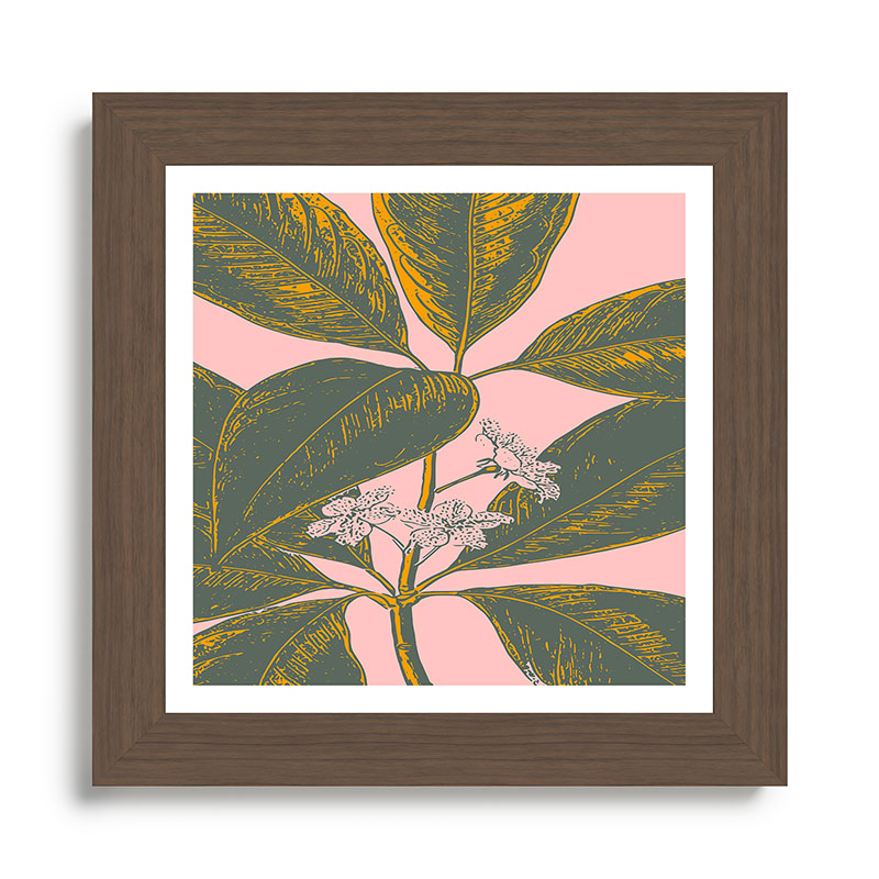 Modern Botanical Banana Leaf Framed Art Print Gallery Image 57
