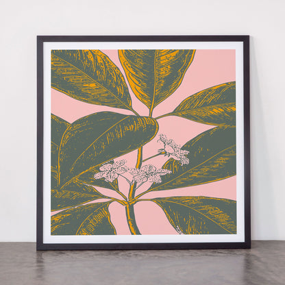 Modern Botanical Banana Leaf Framed Art Print Gallery Image 55