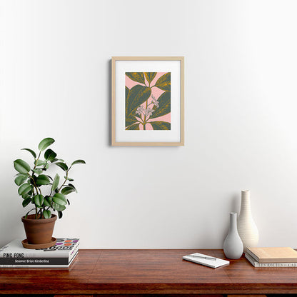 Modern Botanical Banana Leaf Framed Art Print Gallery Image 25
