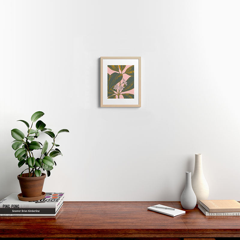 Modern Botanical Banana Leaf Framed Art Print Gallery Image 22