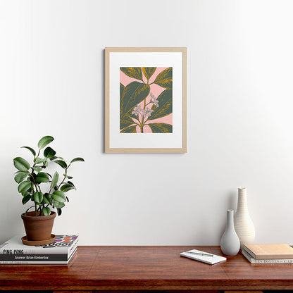 Modern Botanical Banana Leaf Framed Art Print Gallery Image 64