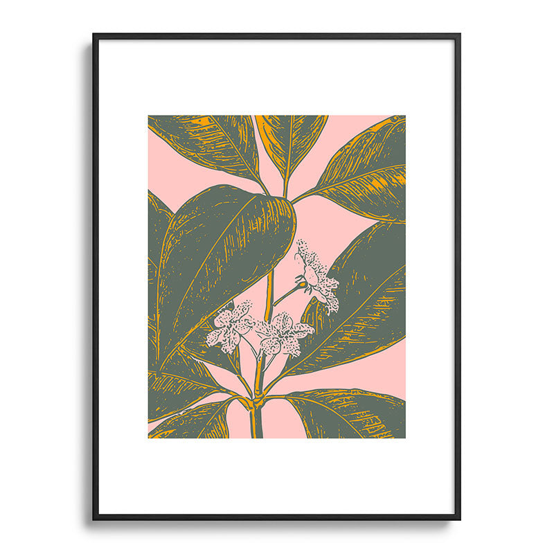 Modern Botanical Banana Leaf Framed Art Print Gallery Image 116