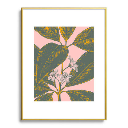 Modern Botanical Banana Leaf Framed Art Print Gallery Image 125