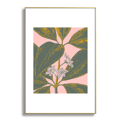 Modern Botanical Banana Leaf Framed Art Print Gallery Image 127