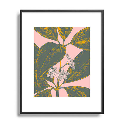 Modern Botanical Banana Leaf Framed Art Print Gallery Image 111