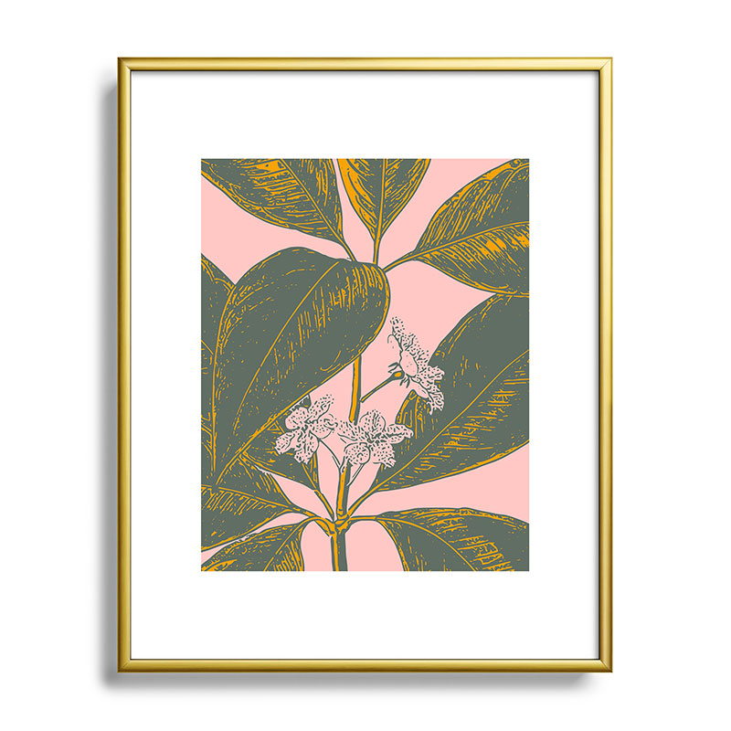 Modern Botanical Banana Leaf Framed Art Print Gallery Image 120
