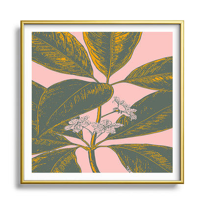 Modern Botanical Banana Leaf Framed Art Print Gallery Image 133