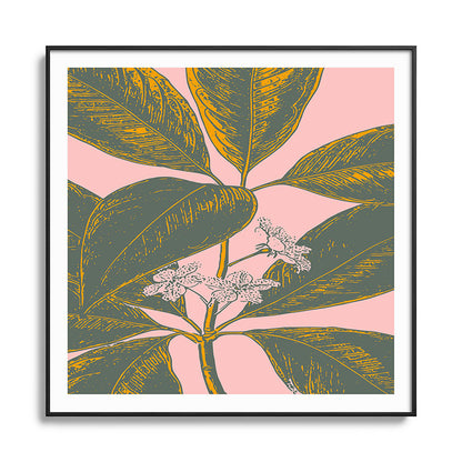 Modern Botanical Banana Leaf Framed Art Print Gallery Image 126
