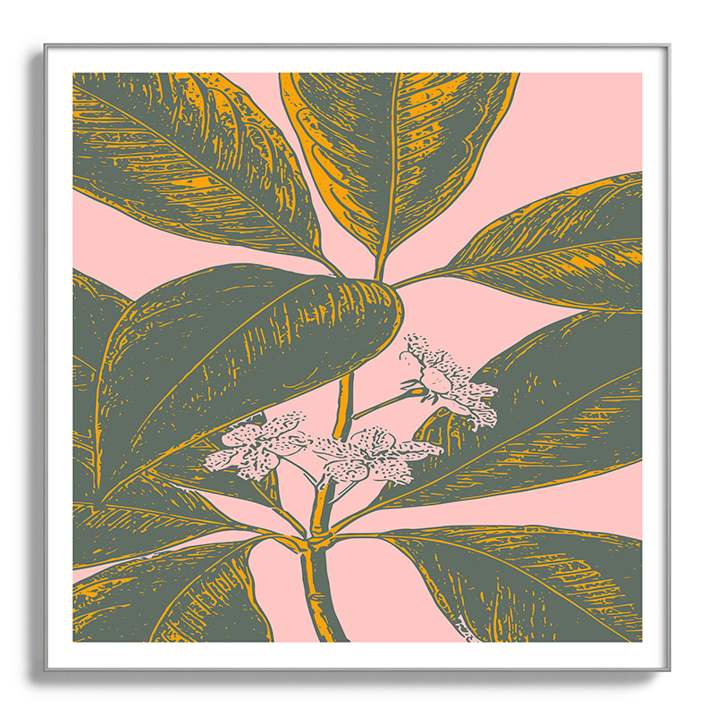 Modern Botanical Banana Leaf Framed Art Print Gallery Image 142