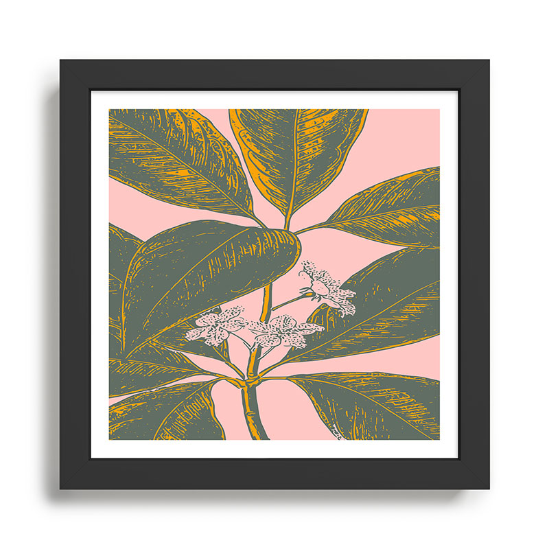 Modern Botanical Banana Leaf Framed Art Print Gallery Image 2