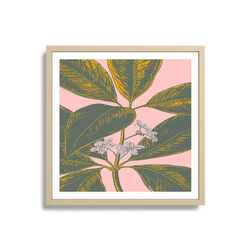 Modern Botanical Banana Leaf Framed Art Print Gallery Image 27