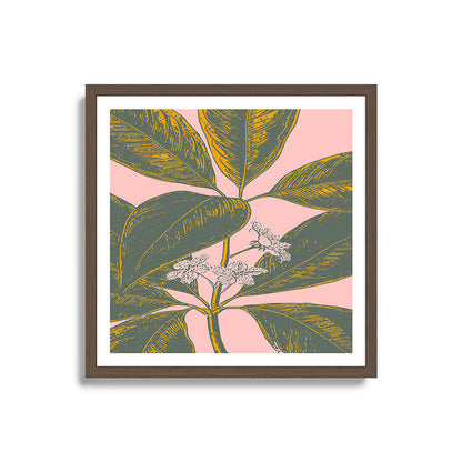 Modern Botanical Banana Leaf Framed Art Print Gallery Image 17