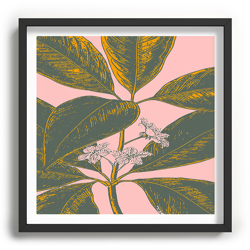 Modern Botanical Banana Leaf Framed Art Print Gallery Image 93
