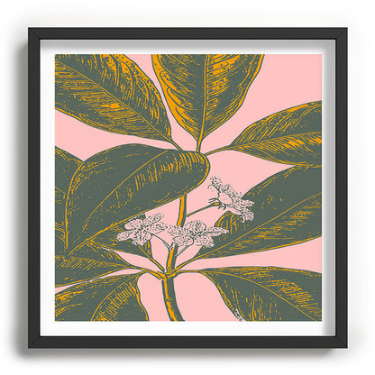 Modern Botanical Banana Leaf Framed Art Print Gallery Image 93
