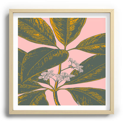 Modern Botanical Banana Leaf Framed Art Print Gallery Image 109
