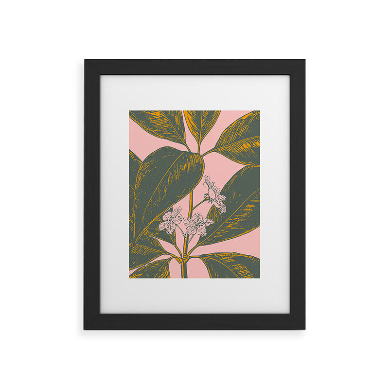 Modern Botanical Banana Leaf Framed Art Print Gallery Image 45