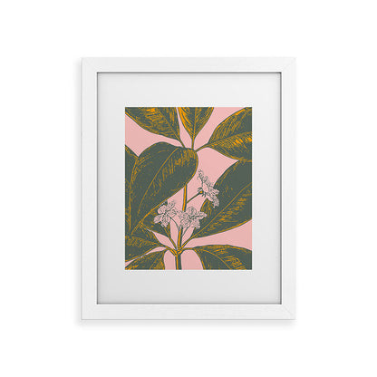 Modern Botanical Banana Leaf Framed Art Print Gallery Image 73