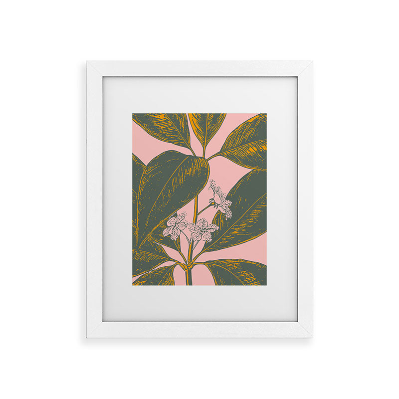 Modern Botanical Banana Leaf Framed Art Print Gallery Image 70
