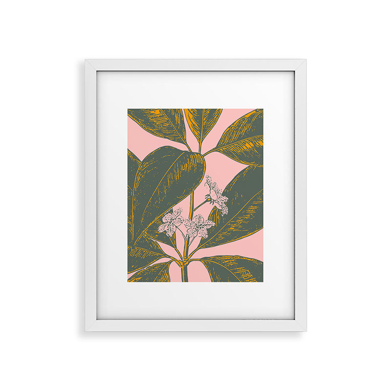 Modern Botanical Banana Leaf Framed Art Print Gallery Image 31