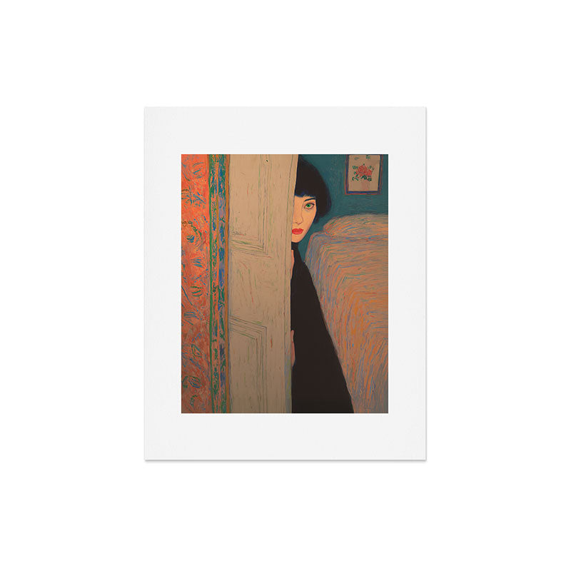 Behind the Painted Door Art Print Gallery Image 4