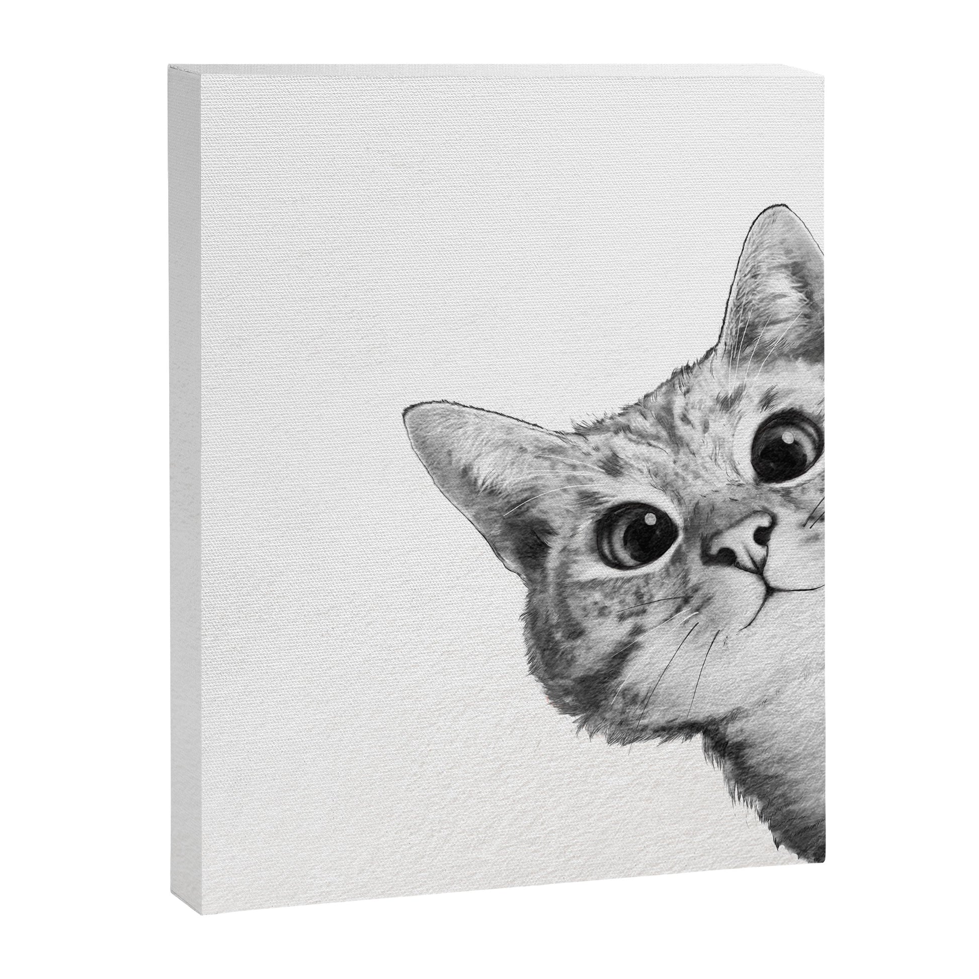 sneaky cat Canvas Print Gallery Image 8