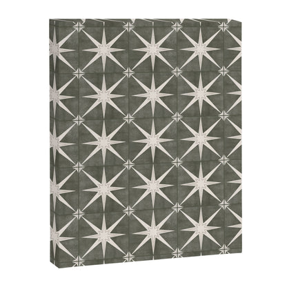arlo star tile - olive Canvas Print Gallery Image 8