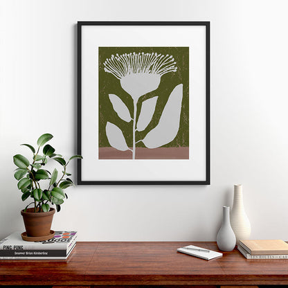 Flower mask Framed Art Print Gallery Image 7