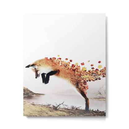 Autumn Fox Metal Print Gallery Image 6