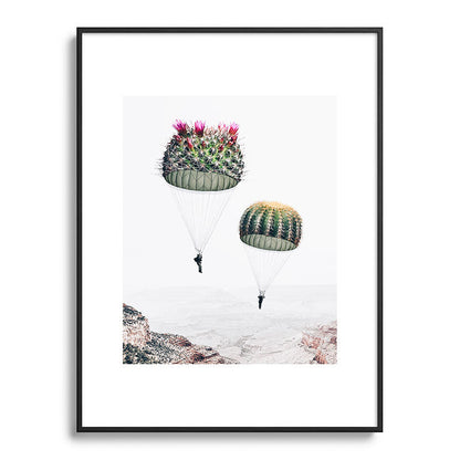 Flying Cacti Framed Art Print Gallery Image 115