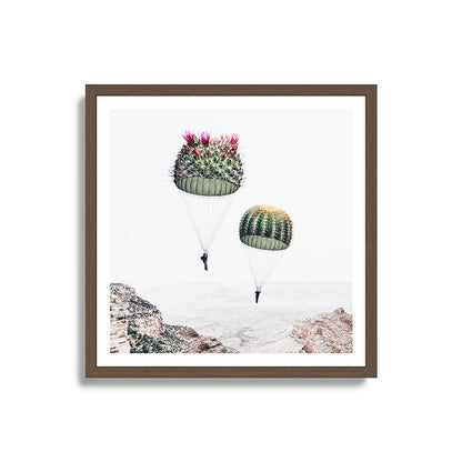 Flying Cacti Framed Art Print Gallery Image 17