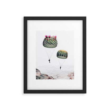 Flying Cacti Framed Art Print Gallery Image 5