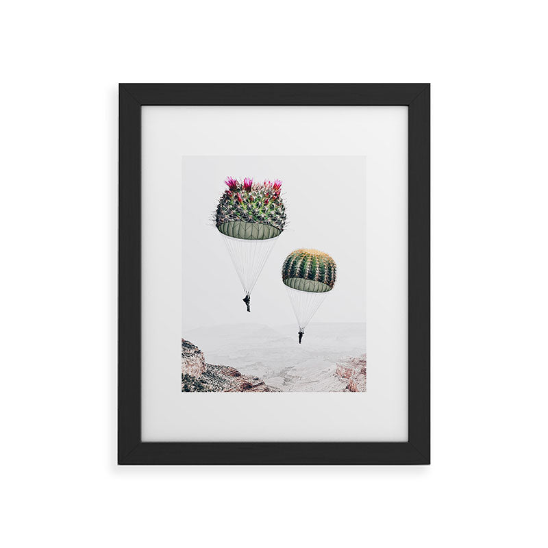 Flying Cacti Framed Art Print Gallery Image 44