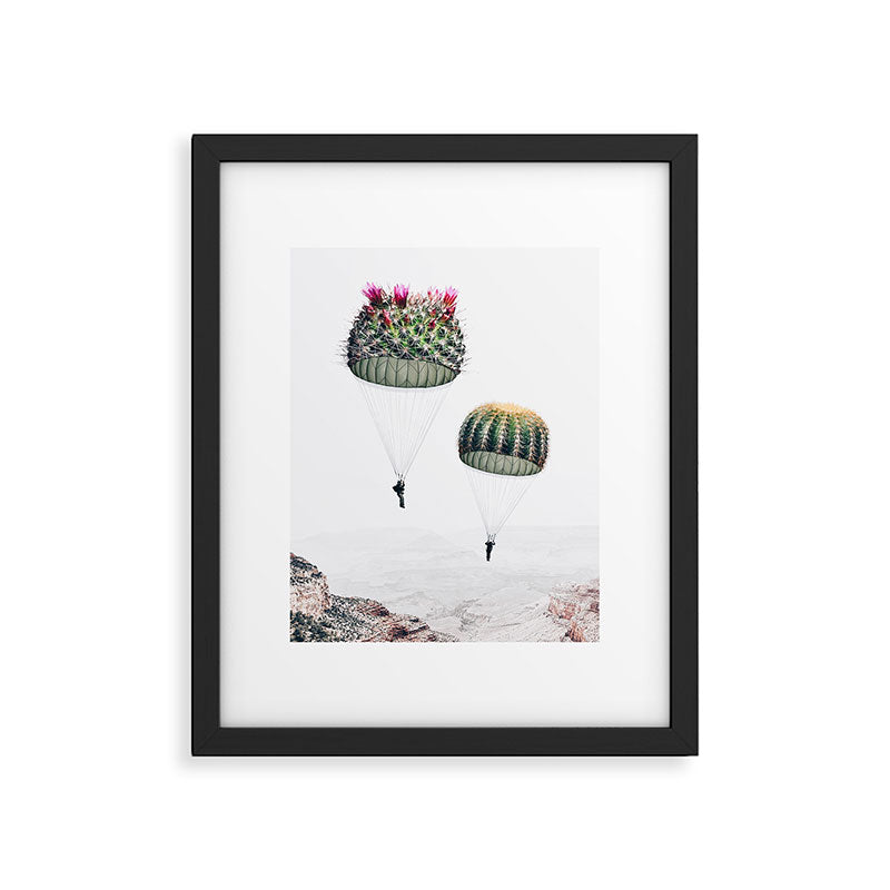 Flying Cacti Framed Art Print Gallery Image 6