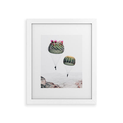 Flying Cacti Framed Art Print Gallery Image 73