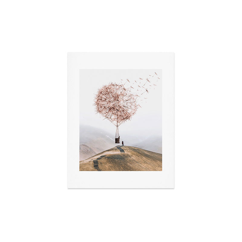 Flying Dandelion Art Print Gallery Image 3