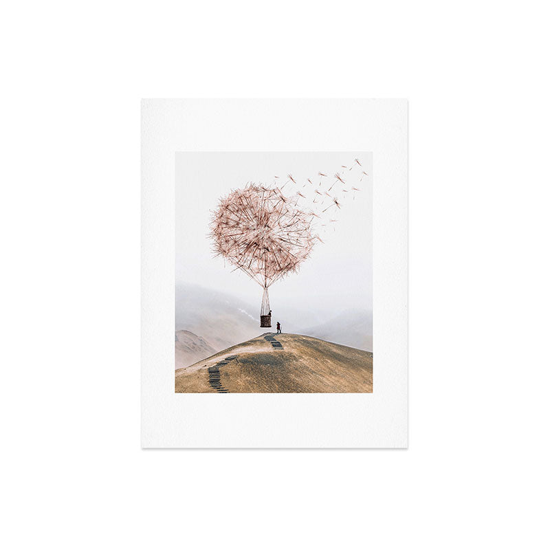Flying Dandelion Art Print Gallery Image 8
